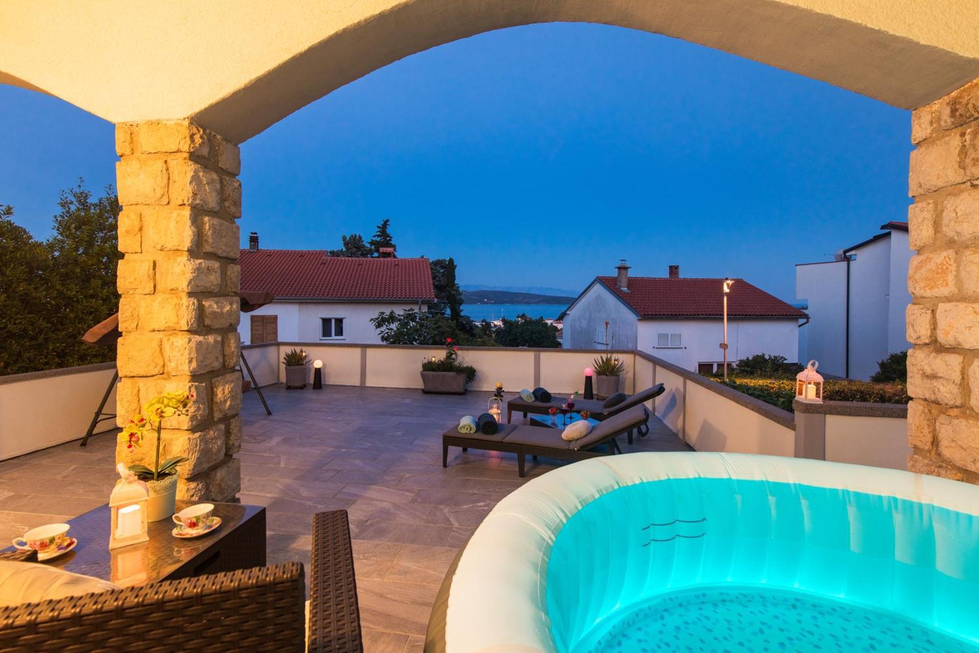 Apartment Tara With Seaview Крк Екстер'єр фото